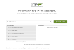 BizApp - die STP Firmendatenbank