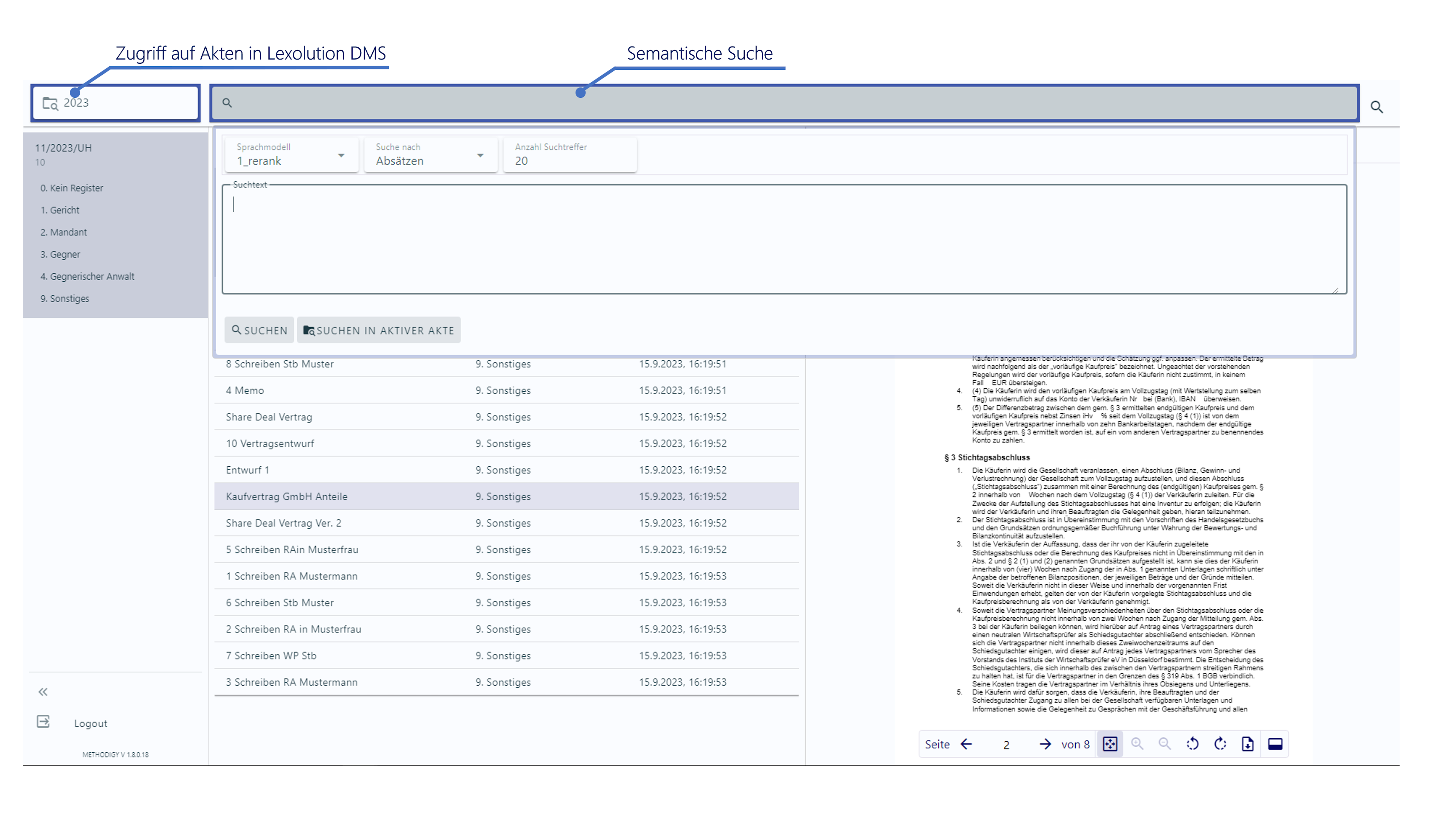 MAIK - Semantic Matcher - STP-MAIK-Ubersicht