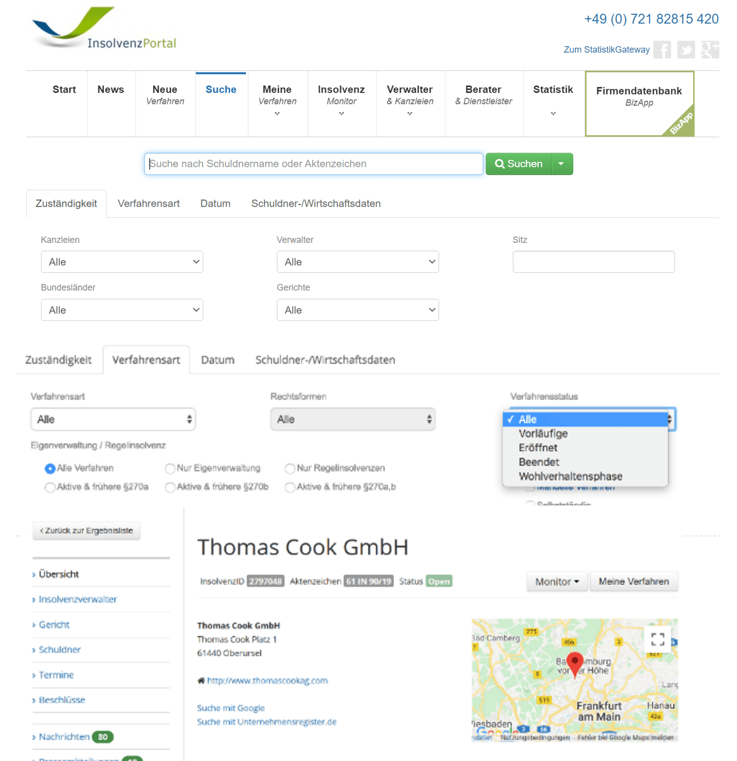 Insolvenz-Portal (für Insolvenzverwalter)